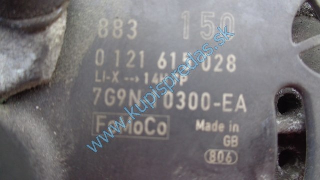 alternátor na ford mondeo mk4 2,0dci, 7G9N-10300-EA
