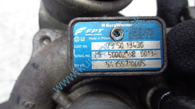 turbo na fiat qubo 1,3jtd, 735013430