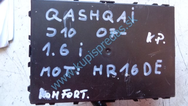 riadiaca jednotka komfortu na nissan qashqai, 284B2JD, 