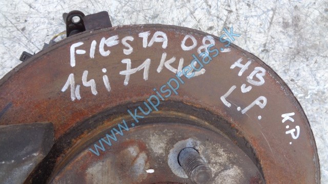 ľavá predná otoč na ford fiestu mk7, 1,4i, náboj kolesa, 