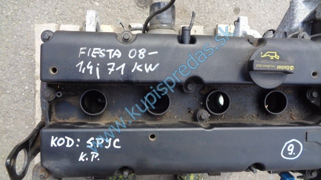 motor na ford fiestu mk7 1,4i 16V, SPJC