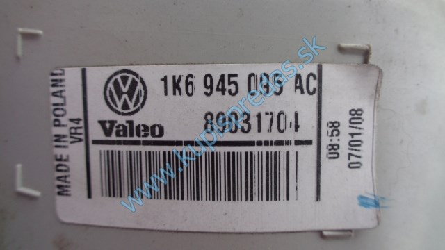 ľavé zadné svetlo na vw volkswagen golf 5 HB, 1K6945095AC