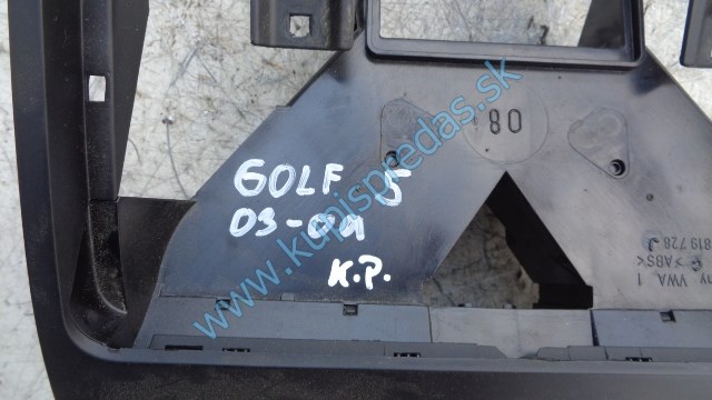 stredový panel kúrenia na vw volkswagen golf 5, 1K0815735