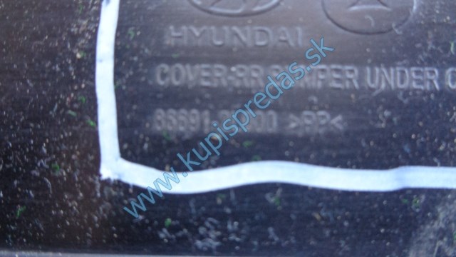 zadný spodný kryt nárazníka na hyundai i30, HB, 86691-2L000