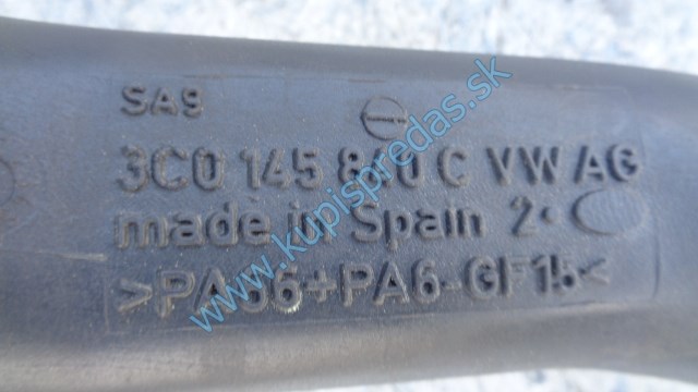 hadica na vedenie vzduchu na vw volkswagen golf 5 2,0tdi, 3C0145840C