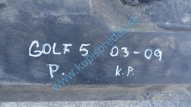 pravý spodný kryt na podvozok na vw volkswagen golf 5, 1K0825212L