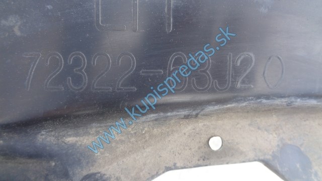 ľavý predný podblatník na suzuki swift, 72322-63J20