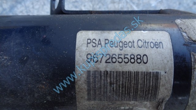 ľavý predný tlmič na citroen c3 1,4i, struna, 9672655880