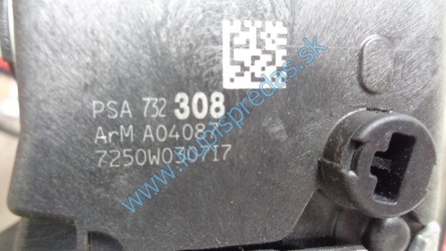 pravý predný zámok na dvere na citroen c3, A4087