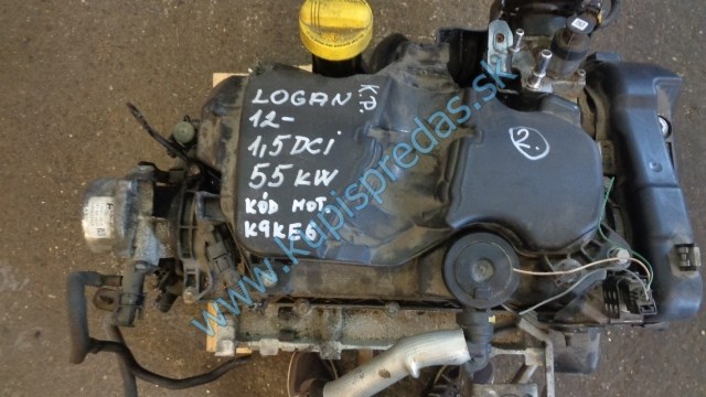 motor na daciu logan 1,5dci, 55kw, K9KE6