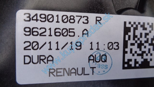 radiaca páka na renault clio 4 0,9tce, 349010873R