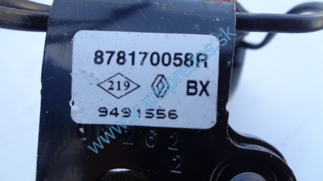 ľavý zadný zapínač pásu na renault clio 4 kombi, 878170058R 