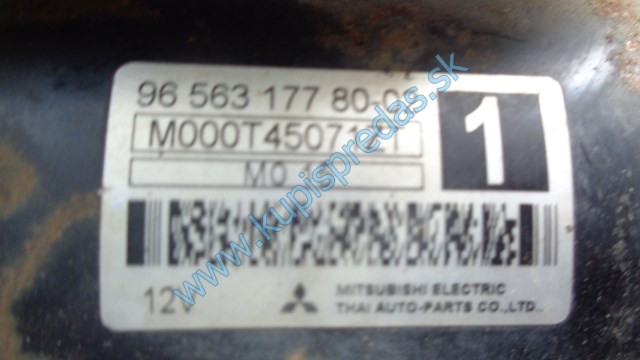 štartér na fiat fiorino 1,4i, 965631778002