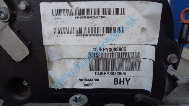 motor na peugeot 308 1,6hdi, T9, DV6FC, 9HC, 88kw, 