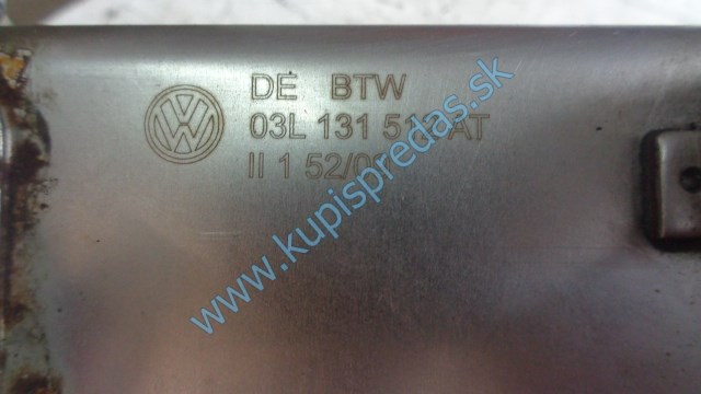 chladič výfukových plynov na vw volkswagen golf 6, 03L131512AT