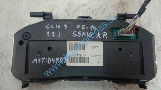 tachometer na renault clio 3, 1,2i, 8200715178-N