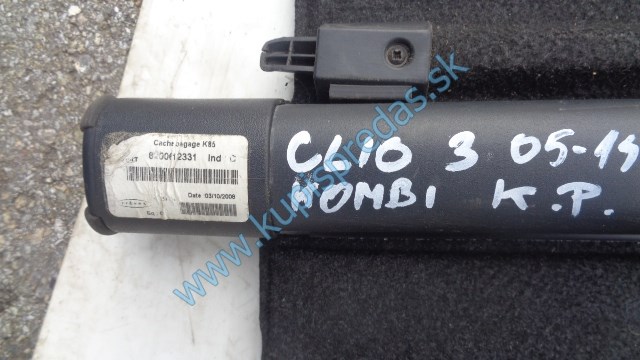 zadná roleta do kufra na renault clio 3 kombi, 8200612331