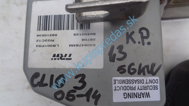 elektrické servočerpadlo na renault clio 3 , 8200937929