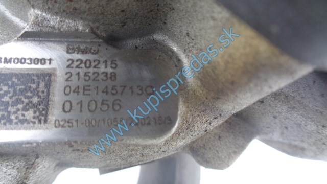 turbo na vw volkswagen golf 7 1,2tsi, 04E145713