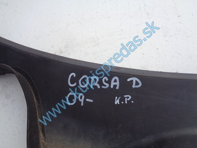 torpédo na opel corsu D, 13203618, plast pod stieračmi, 