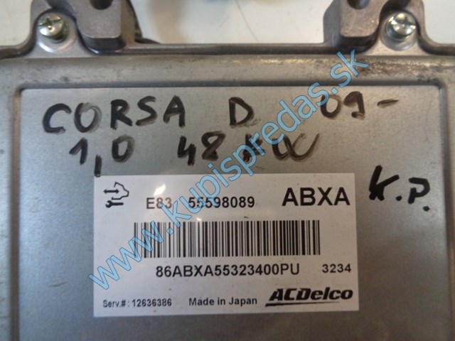 štartovací set na opel corsu D 1,0i, 55598089