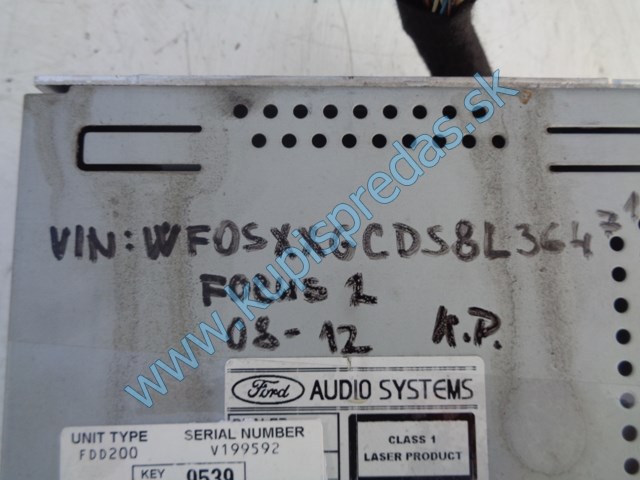 autorádio na ford focus 2 lift, rádio, 8M5T-18C815-AB