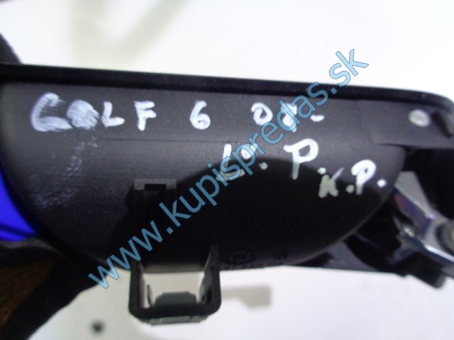 ľavá predná vnútorná kľučka na vw volkswagen golf 6, 1K1837113