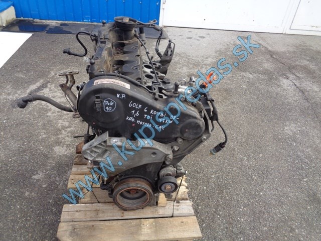 motor na vw volkswagen golf 6 1,6tdi, CAY, 77kw