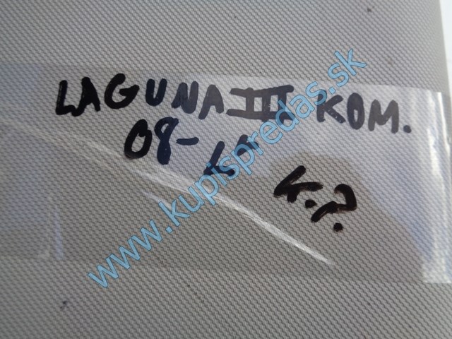 ľavé predné clonítko na renault lagúnu 3, slnečná clona, 