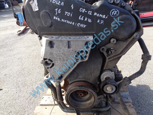 motor na seat ibiu IV 1,6tdi, CAY, 