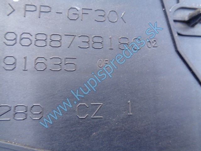 držiak baterky na citroen c3 picasso 1,4vvti, 9688738180