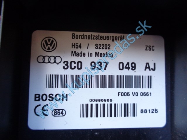 modul komfortu na vw volkswagen jettu, 3C0937049AJ