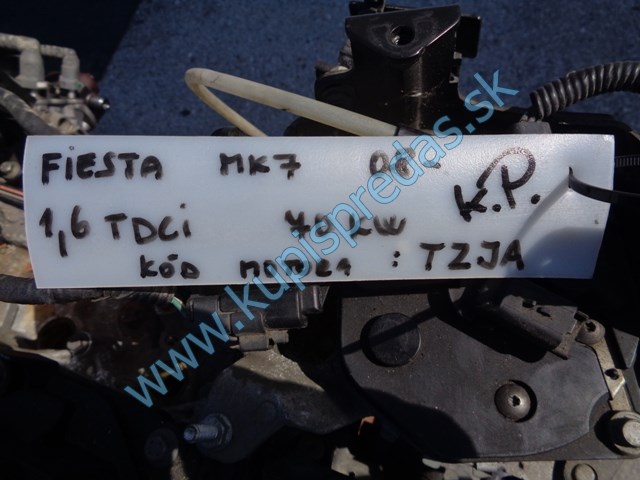 motor na ford fiestu mk7, 1,6tdci, TZJA, 70KW