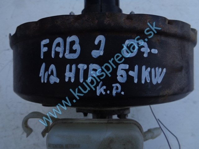 brzdový posilovač na škodu fábiu 2 1,2htp, 6q1614105AH