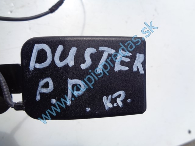 pravý predný zapínač pásu na daciu duster, 