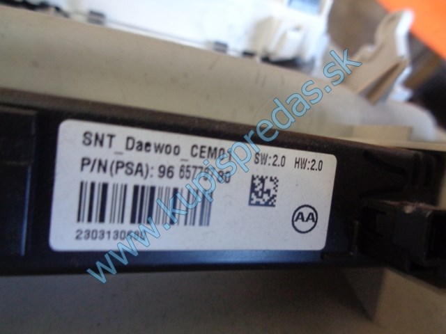 vnútorné osvetlenie na citroen c4, 96716445977