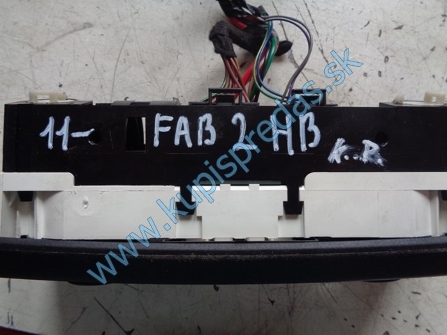 panel na ovládanie kúrenia na škodu fábiu 2, 5J0820045D