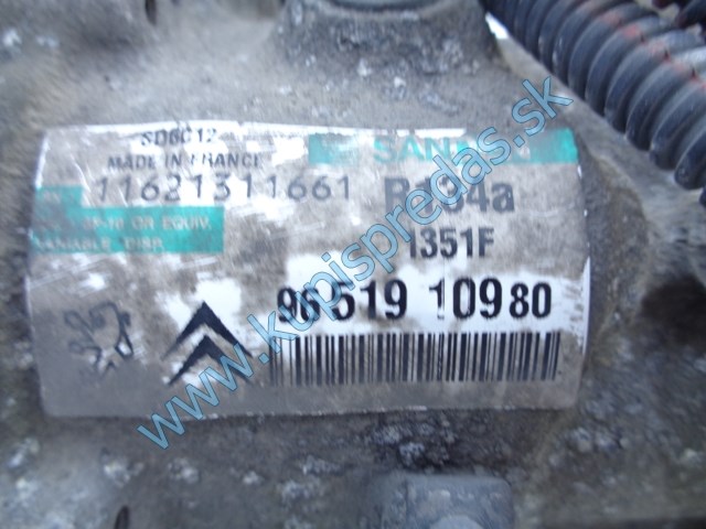 kmpresor klimatizácie na peugeot 207 1,6hdi, 9651910980