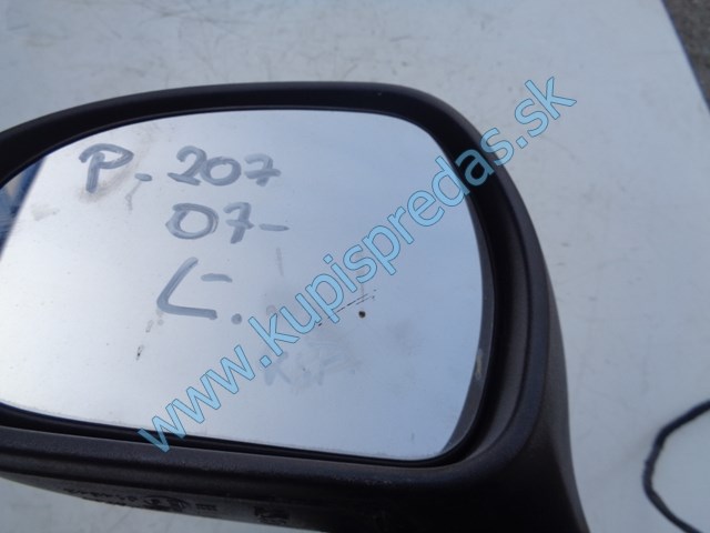 ľavé spätné zrkadlo na peugeot 207 , elektrické, 9 pinov