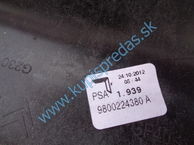 rýchlostná páka na peugeot 208 1,6hdi, 9800224380A