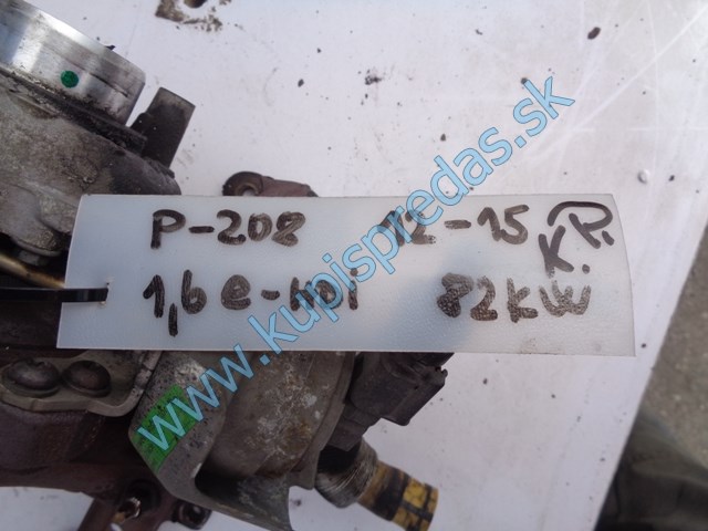 turbo na peugeot 208 1,6hdi, 9686120680