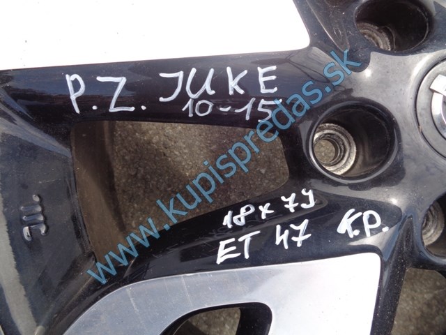 elektróny na nissan juke F15, 18xJ7 ET47