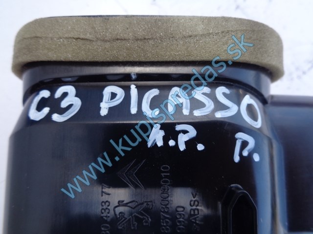 pravý predný výduch kúrenia na citroen c3 picasso, 