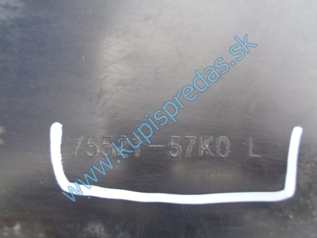 ľavý zadný podblatník na suzuki swift, 75521-57K0L