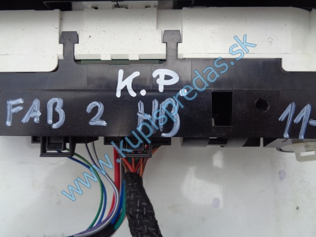 panel na ovládanie kúrenia na škodu fábiu 2, 5J0820045c