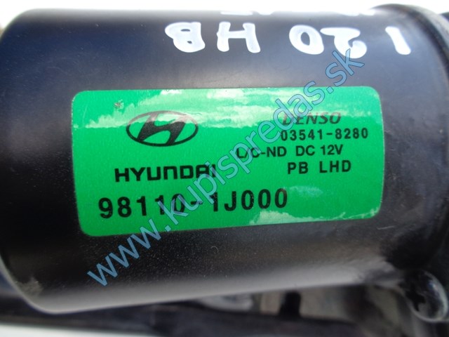 predný mechanizmus stieračov na hyundai i20, 98110-1J000