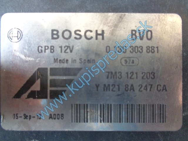ventilátor chladiča na seat alhambru 1,9tdi, 0130303881