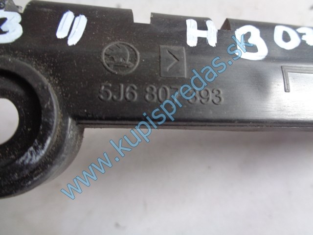 ľavý zadný držiak nárazníka na škodu fábiu 2 HB, 5J6807393