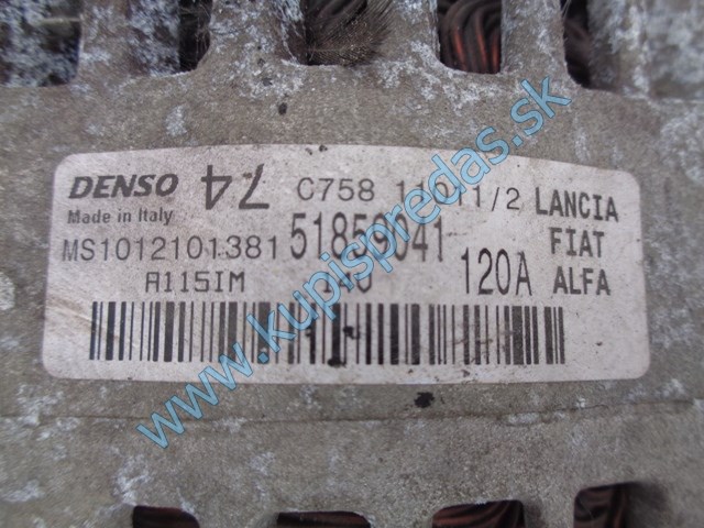 alternátor na ford ka 1,2, 85kw, 51859041