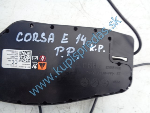 pravý predný sedačkový airbag na opel corsu E, 626850802